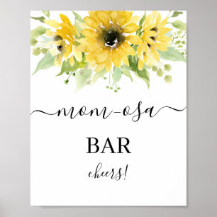 Sunflower Mimosa Bar sign