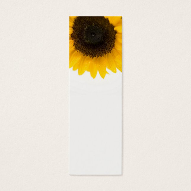 Sunflower Mini Bookmarks (Front)