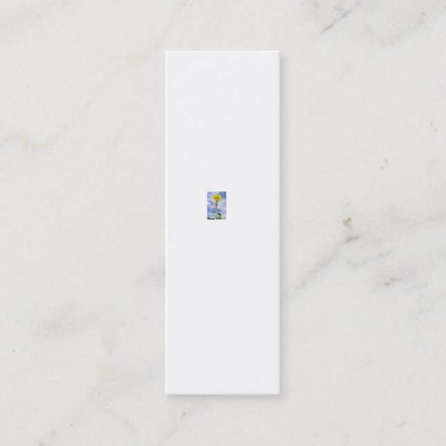 Sunflower Mini Business Card (Front)