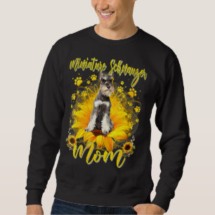 Sunflower Miniature Schnauzer Mum Dog  Mother's Sweatshirt