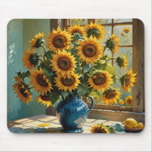 Sunflower Morning Mouse Pad