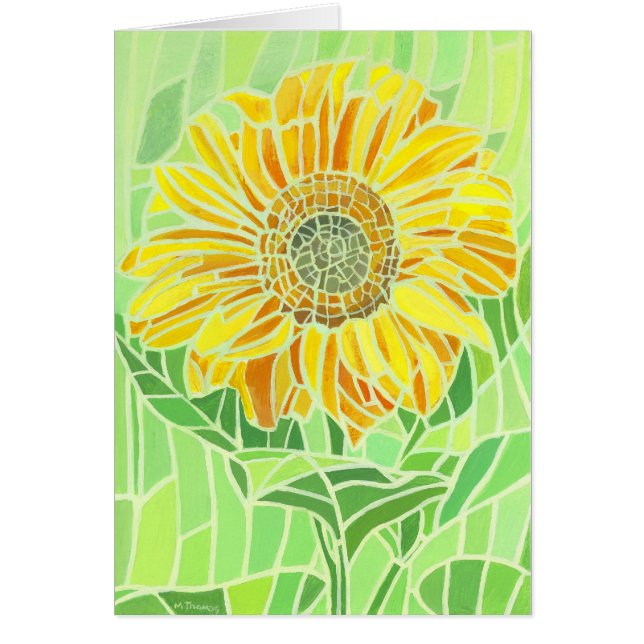 Sunflower Mosaic Design (Front)