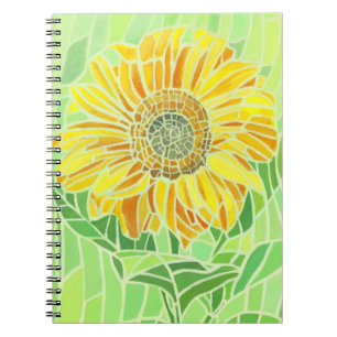 Sunflower Mosaic Notebook