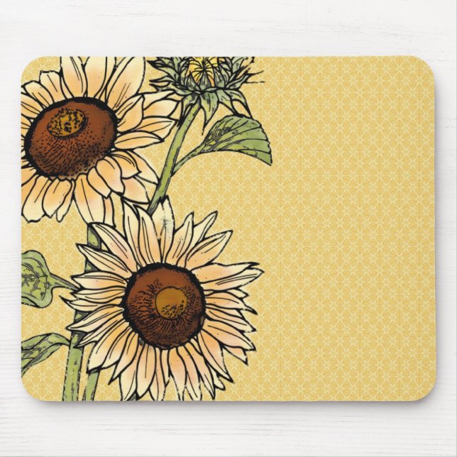 Sunflower Mouse Pad (Front)