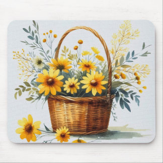 Sunflower mouse pad