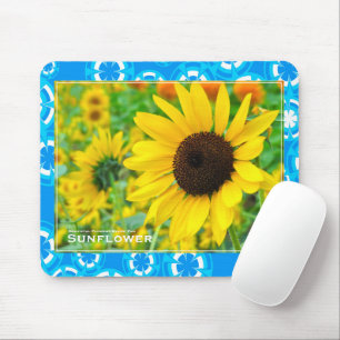 sunflower mouse pad