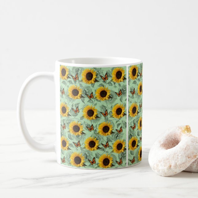 Sunflower Mug (With Donut)