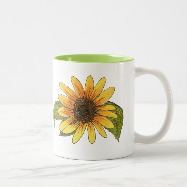 Sunflower mug (Right)