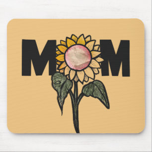 Sunflower Mum Sunflowers Art Mothers Day           Mouse Pad