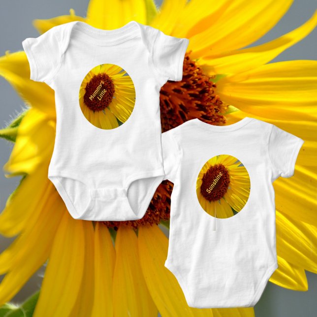 Sunflower Mummy's Little Sunshine Baby Bodysuit (Creator Uploaded)