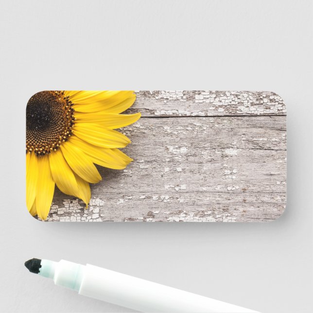 Sunflower Name Tag (In Situ)