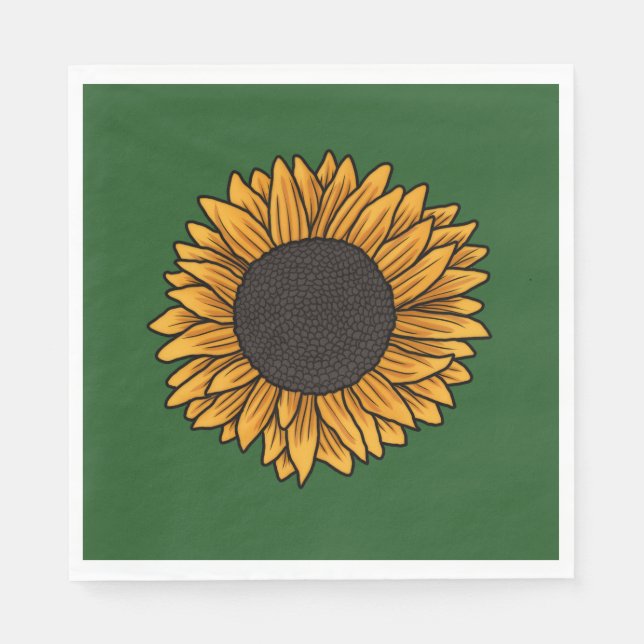 Sunflower Napkin (Front)