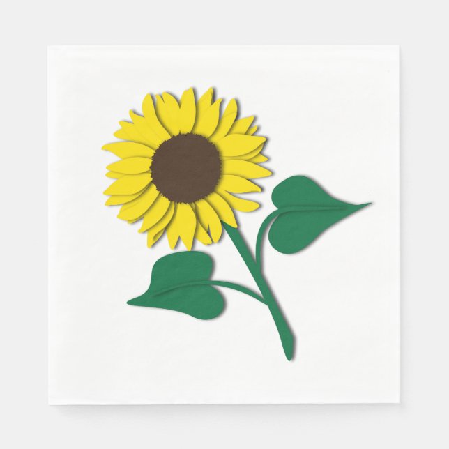 Sunflower Napkin (Front)