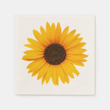 Sunflower napkins