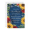 Sunflower Navy Blue Red Rose Rustic Wood Wedding