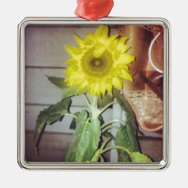 sunflower nine in the afternoon metal tree decoration (Front)