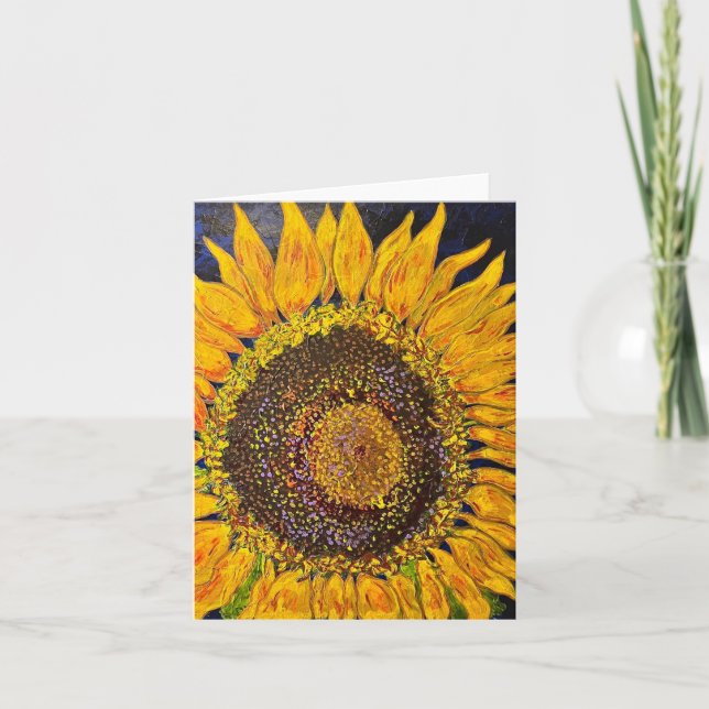 Sunflower Note Card (Front)