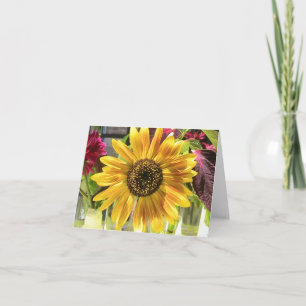 Sunflower Note Card