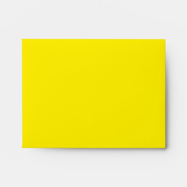 Sunflower Note Card Envelope (Front)
