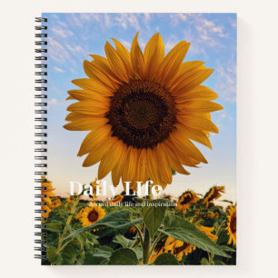 Sunflower Notebook Bloom Inspiration