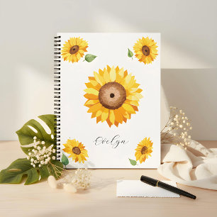 Sunflower Notebook – Design for Gentle Souls