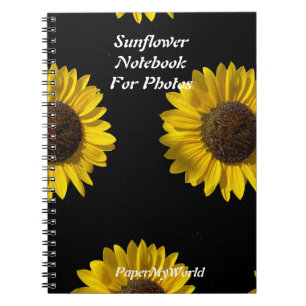 Sunflower Notebook for Photos