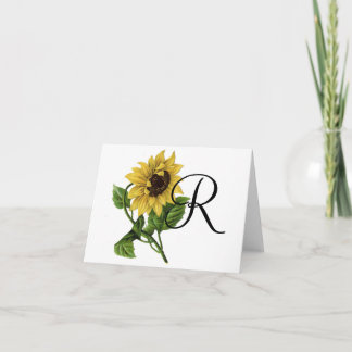 Sunflower Notecard