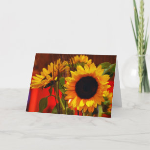 Sunflower notecard