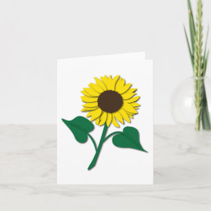 Sunflower Notecard