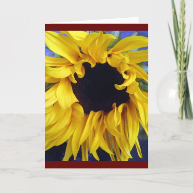 sunflower notecard (Front)