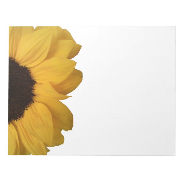Sunflower Notepad (Front)