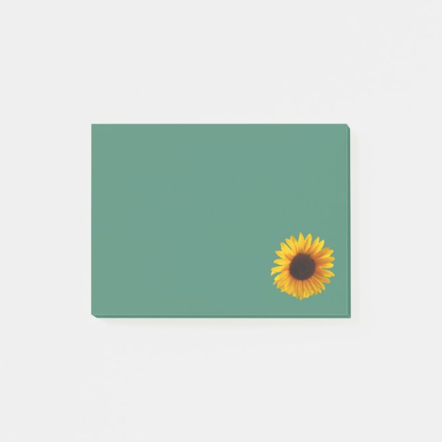 Sunflower Notes Pad (Gold) (Sticky Notes) (Front)