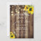 Sunflower Nothing Fancy Just Love Wedding Invitate