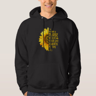 Sunflower Nurse Cute Nursing Mother's Day Women Hoodie