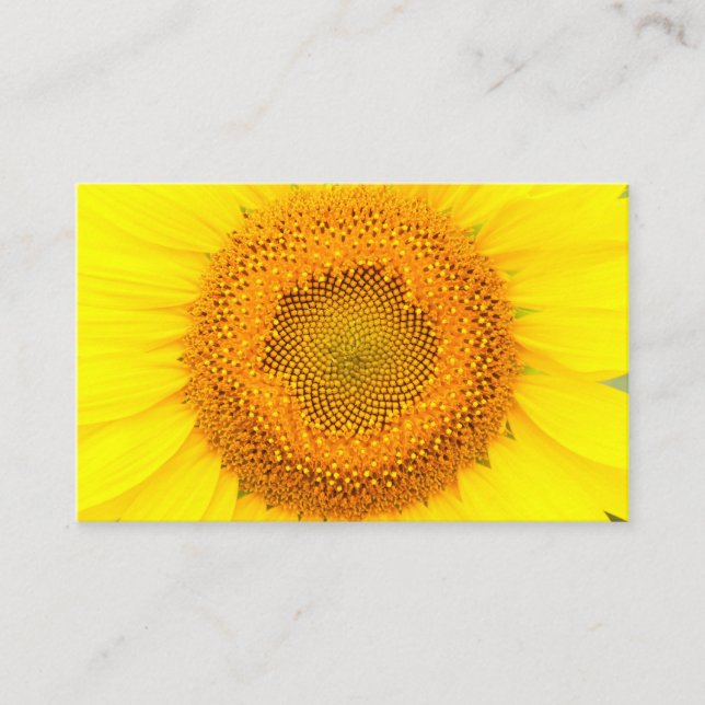 Sunflower Oceania, 3.54" x 2.165" Business Card (Front)