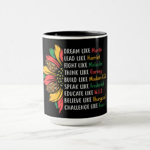 Sunflower of Legacy: Dream, Lead, Believe Mug