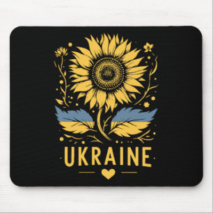 Sunflower Of Ukraine I Stand With Ukraine Peace Fo Mouse Pad