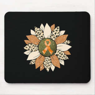 Sunflower Orange CRPS Awareness Women Warrior Mouse Pad