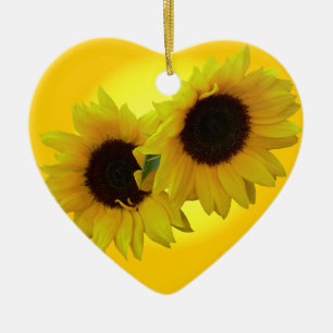Sunflower Ornament Personalised Sunflower Gifts