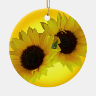 Sunflower Ornament Personalised Sunflower Gifts