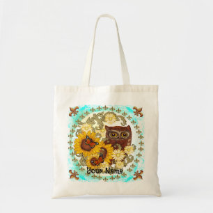 Sunflower Owl   Tote Bag
