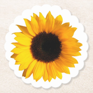 Sunflower Paper Coasters