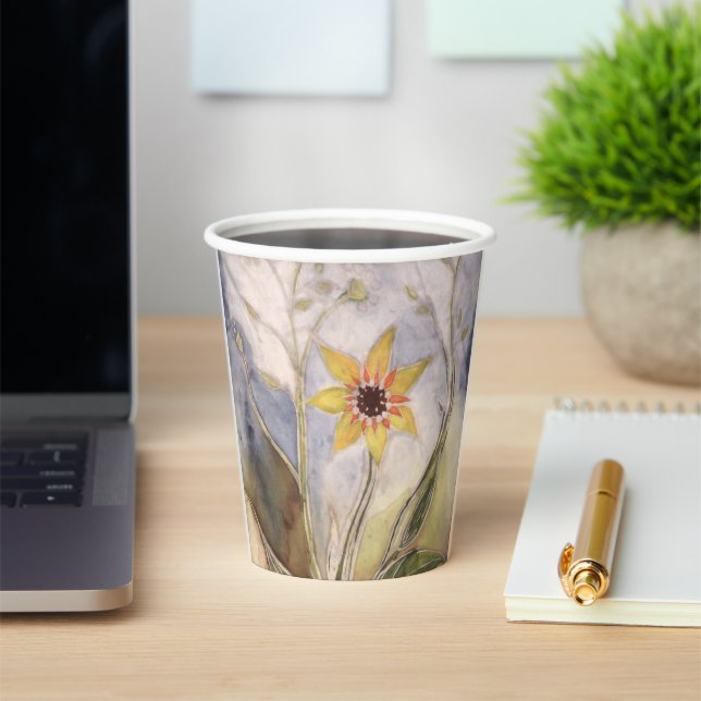 Sunflower Paper Cups (Insitu)