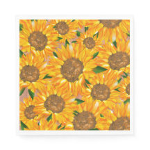 Sunflower Paper Napkin