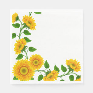 Sunflower Paper Napkins