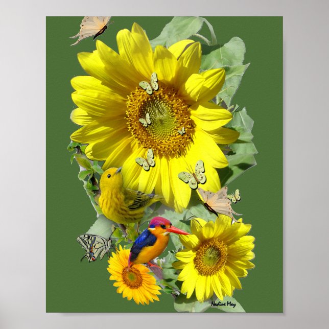 sunflower Party Case For  Poster (Front)