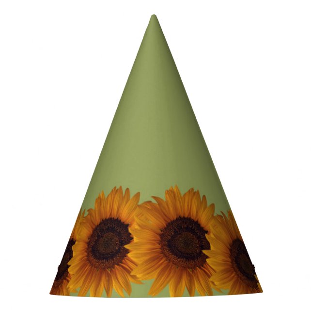 Sunflower party hats (Front)