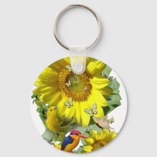 sunflower Party Key Ring