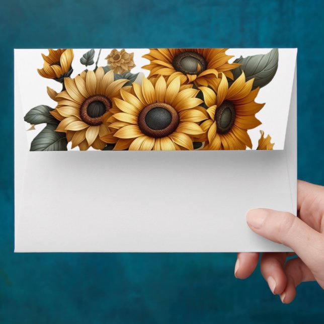 Sunflower Patch Envelope (Hand)