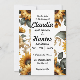 Sunflower Patch Invitation
